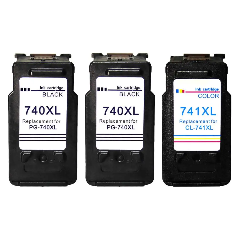 Ветеран PG740 CL741 чернильных картриджей совместим с Canon PG 740 CL 741 PG-740 для Canon Pixma MX517 MX437 MX377 MG4170 MG3170 MG2170 - Цвет: 2 x PG740 and CL741