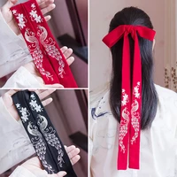 embroidery flower peacock phoenix hair bands retro hair jewellery traditional chinese clothing accessories head rope ornaments