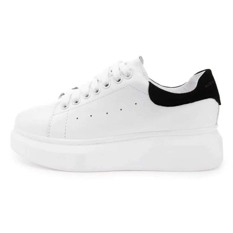 Новый 2019 весенне осенние дышащие удобные туфли Женская обувь на плоской подошве