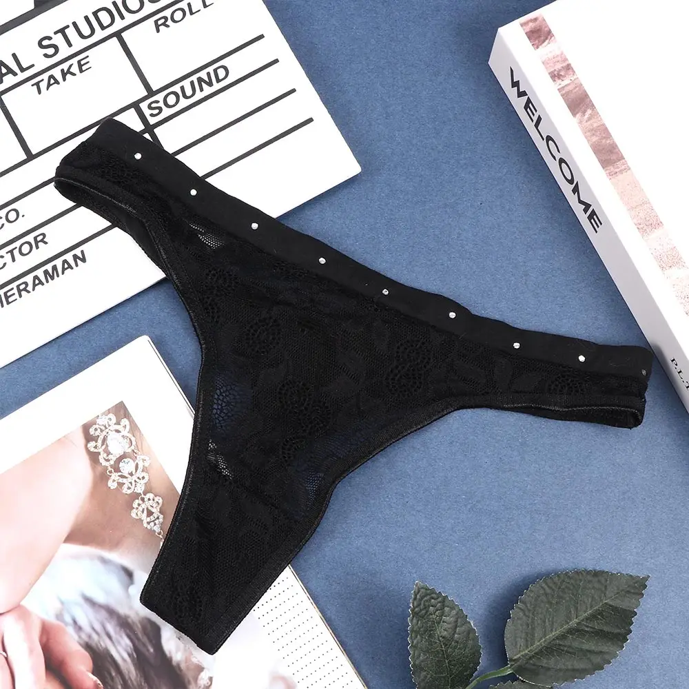 Женские кружевные сексуальные трусики стринги нижнее белье Хлопковые женские с