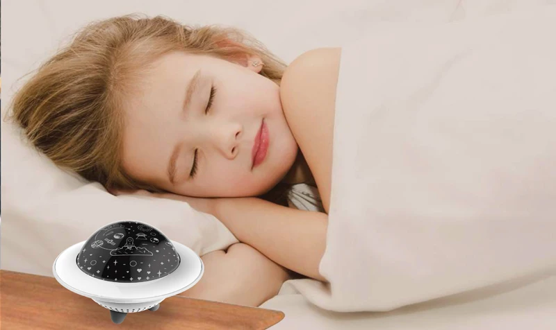 Волшебный НЛО проектор светильник в космическом стиле ночной светодиодный