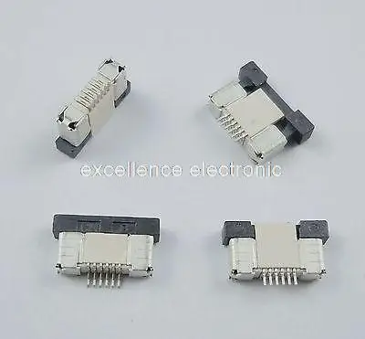 50 шт. FPC FFC 0 5 мм Шаг 6 контактный ящик тип плоский разъем нижний контакт для ЖК