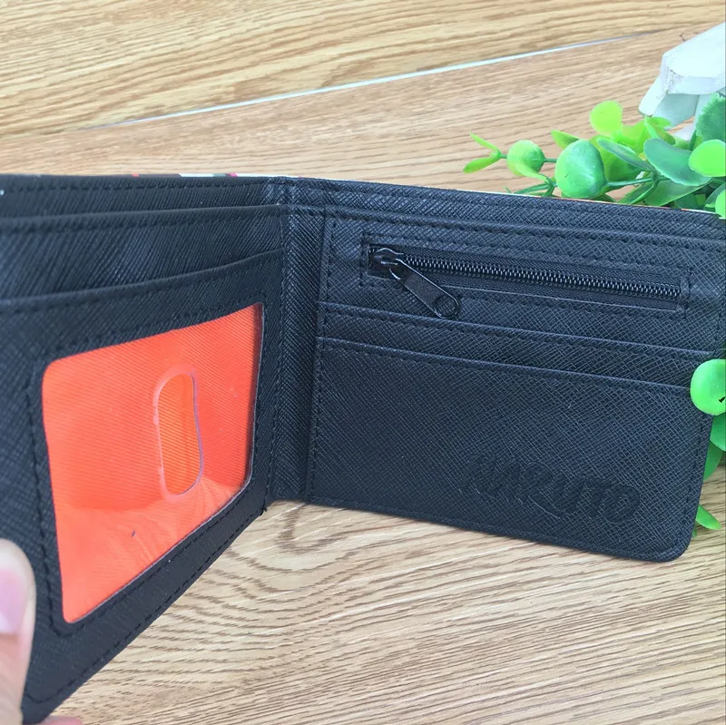 Мужской кошелек из искусственной кожи с рисунком аниме держатель для карт