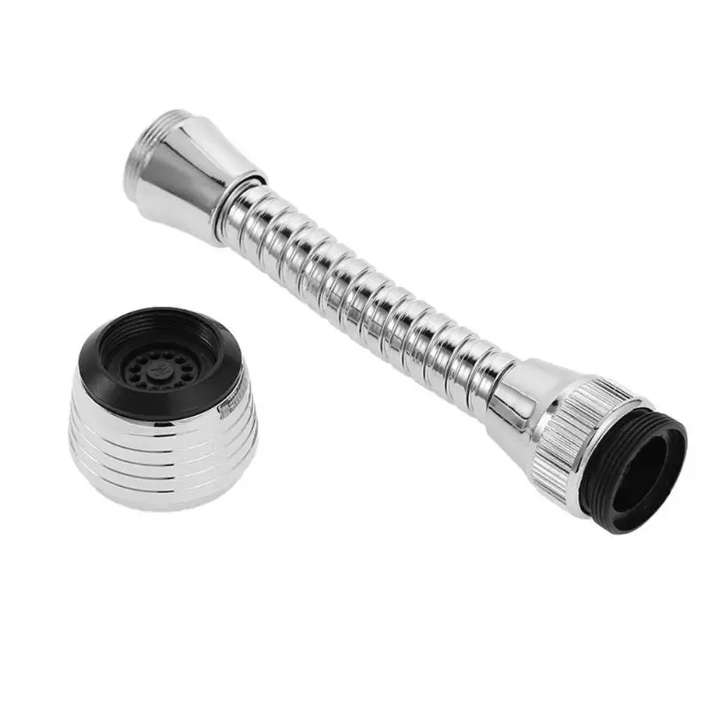 1 шт. вращающийся на 360 градусов водосберегающий шланг для крана из нержавеющей