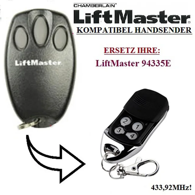Новый для Liftmaster 94335E совместимый прокатный код дистанционного управления|Пульты