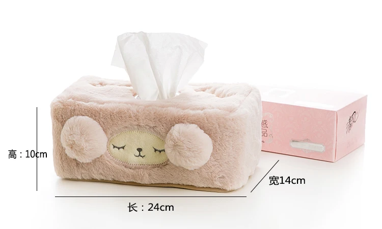 Автомобильный держатель tissue box boite a mouchor papel higienico divertido porta guardanapo Милая туалетная бумага Япония стиль плюшевые съемные