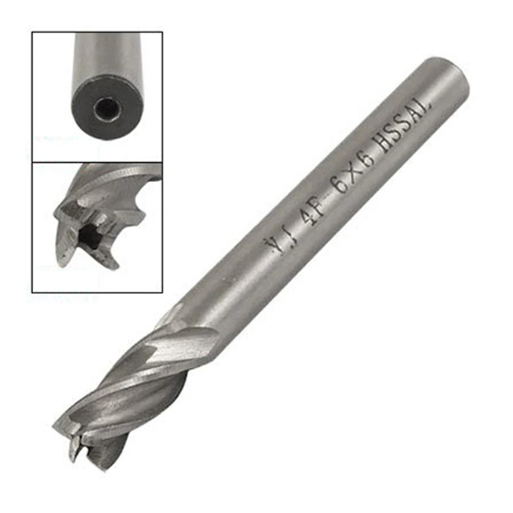 

WSFS Hot Sale Straight Shank 6mm Cutting Dia 4 Flutes Milling Cutter End Mill