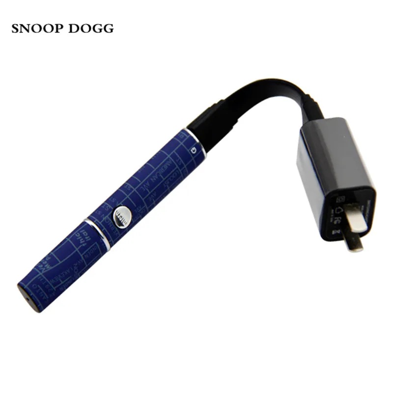 50 шт./лот Snoop Dogg Micro G воск сухой травы испаритель электронной сигареты 650 мАч