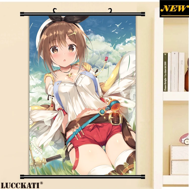 40X60 см ателье Ryza игровая серия Reisalin Stout Сексуальная лоли клитор мультфильм плакат с героями аниме картина прокрутки холст живопись