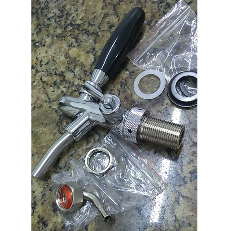 Бар Домашний G5/8 пивной кран из нержавеющей стали DIY Регулируемый контроль потока пивной кран переключатель пивной кран головка машины набор аксессуаров