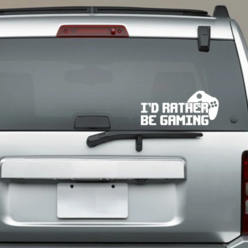 I ɽ Rather Be игровая Видео игровой контроллер веселый автомобиль окно бампер