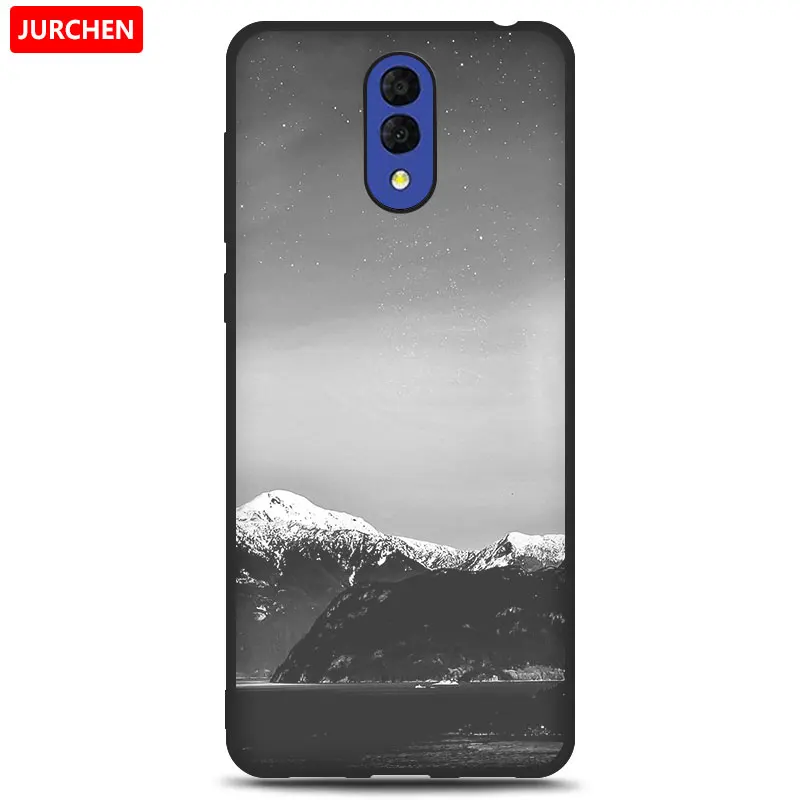 19 JURCHEN Case For Alcatel 3L Case Soft Tpu Silicone Back Cover For Alcatel 3L 3 L Case Cover Funda Printing Bag Cartoon - Цвет: 19