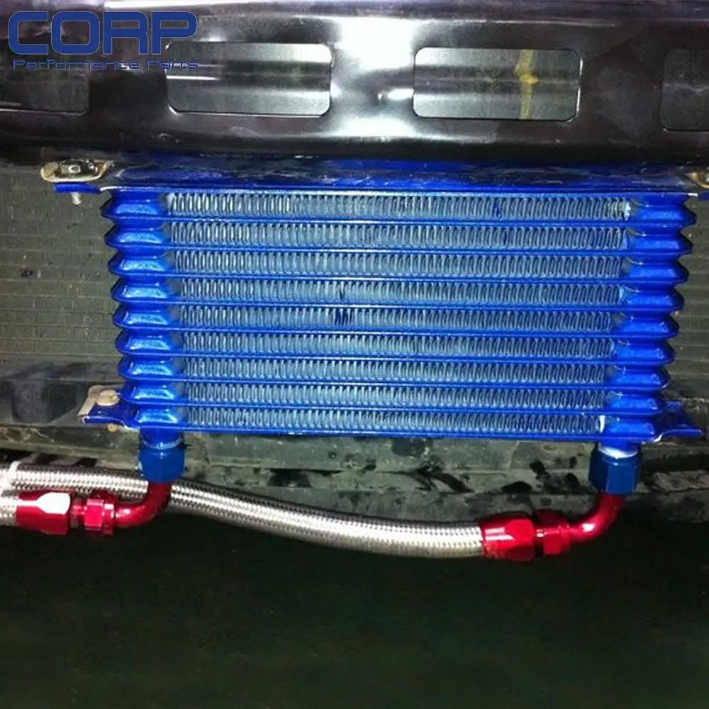 Gplus 15 ряд термостат адаптер Двигатели для автомобиля гонки масляный радиатор