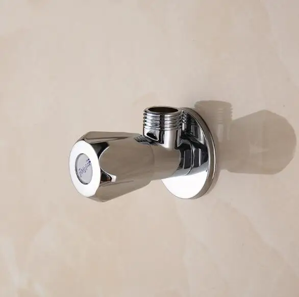 Высококачественный медный угловой треугольный клапан аксессуары для ванной