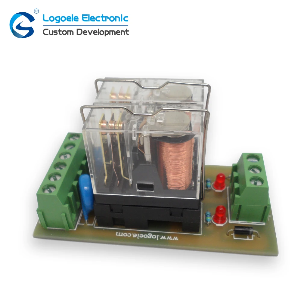 2 релейных модуля двойные панели управления двухсторонний Модуль платы драйвера