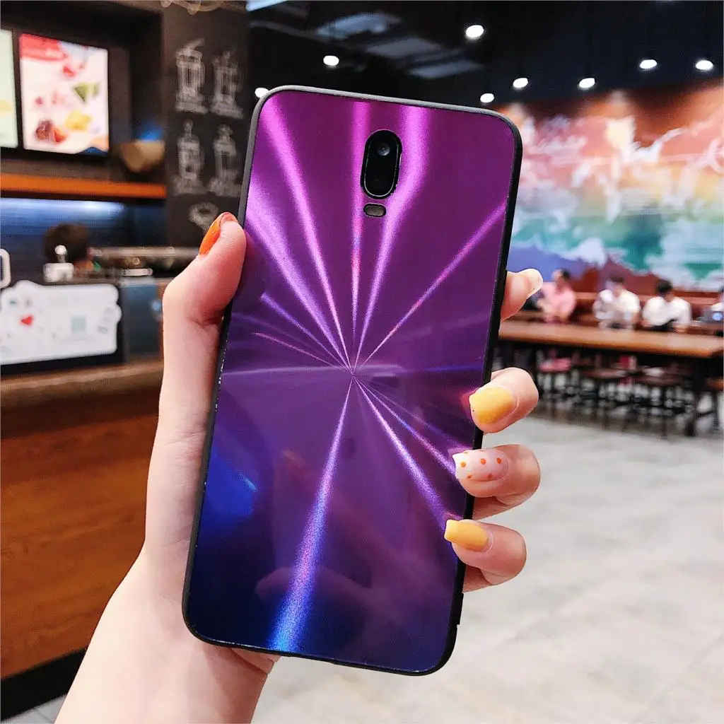 Для OPPO R17/R17Pro/F11/F11 Pro/F9 чехол Модный градиентный Блестящий лазерный CD ударопрочный