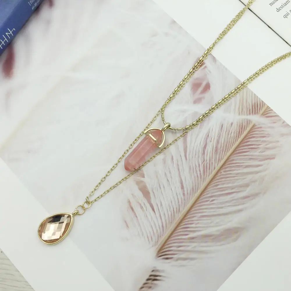 Женское Двухслойное ожерелье с подвеской в богемном стиле|fashion jewelry|jewelry fashionboho