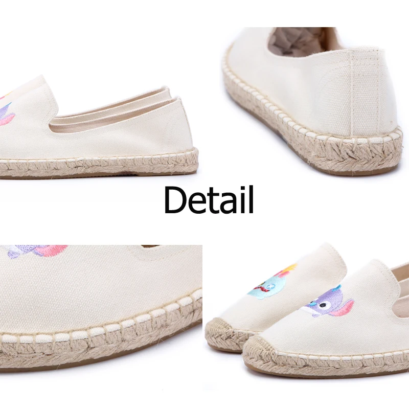 Новинка 2019 года Alpargatas espadrilles удобные слипоны с рисунком Женские Повседневные