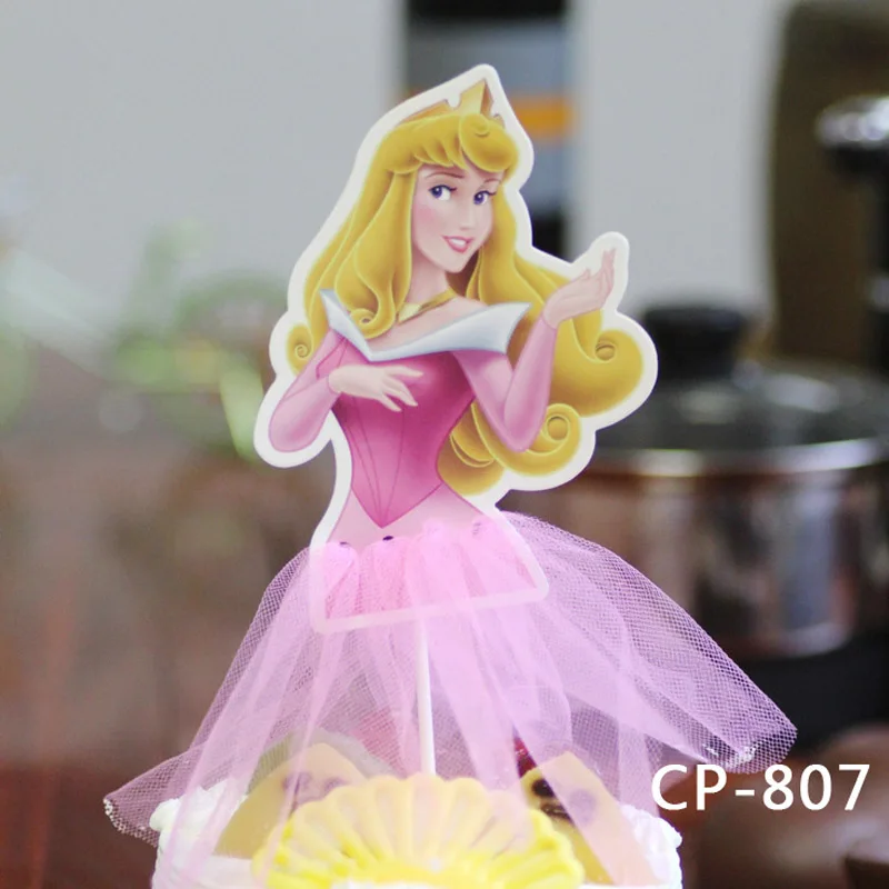 CP-807 Новинка, Снежная королева, Эльза, Анна, София, принцесса, кекс, аксессуары для торта, детские товары для дня рождения, Детские сувениры, Душ - Цвет: CP-807