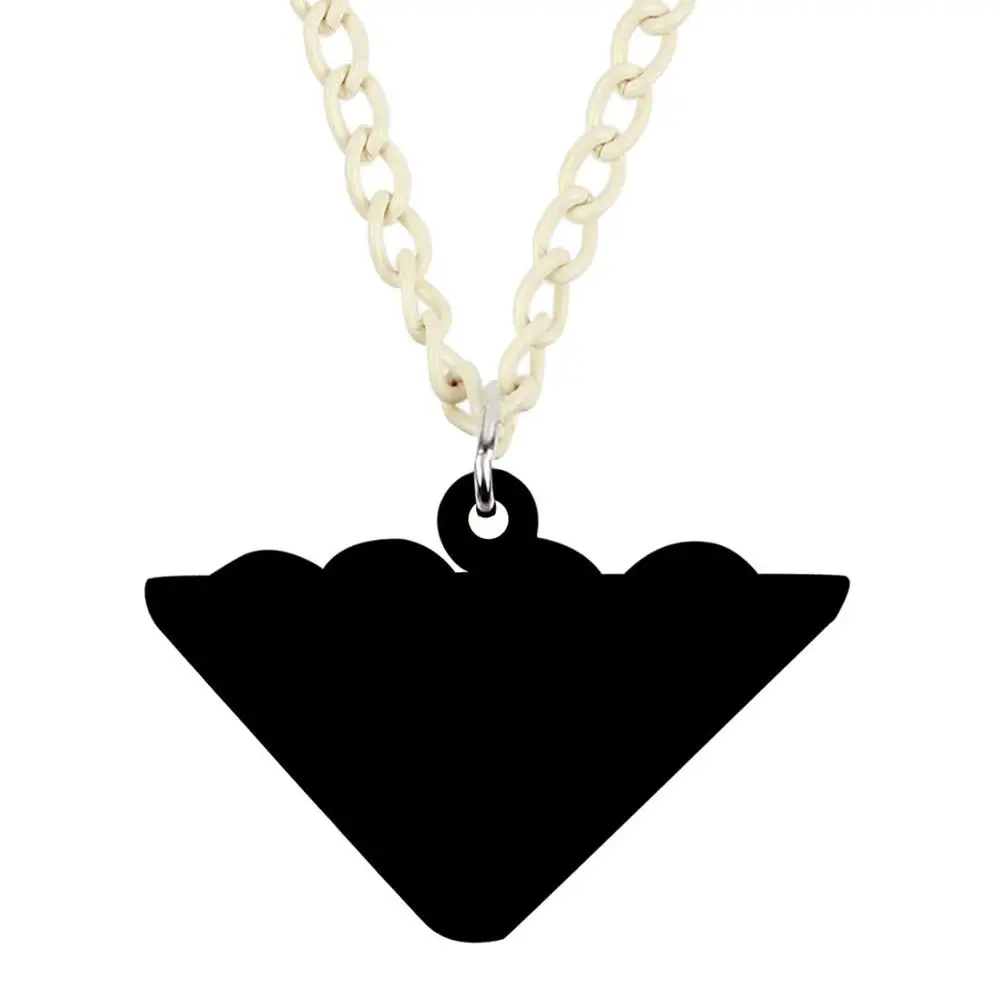 WEVENI акриловый модный Забавный бильярдный узор Ожерелье Подвеска цепочка чокер