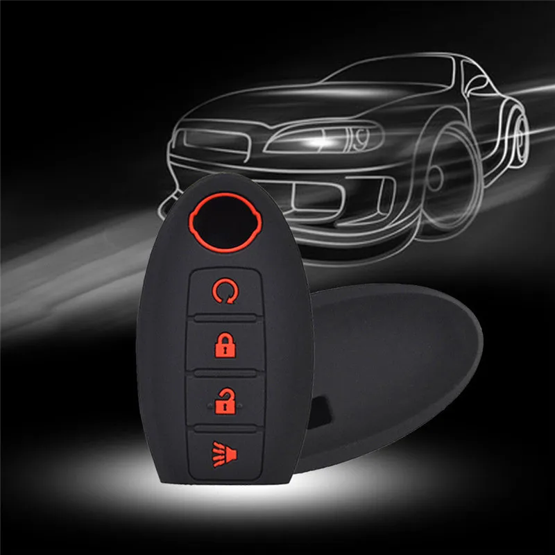 Чехол для ключа с дистанционным управлением экологичный 4 кнопки высокое