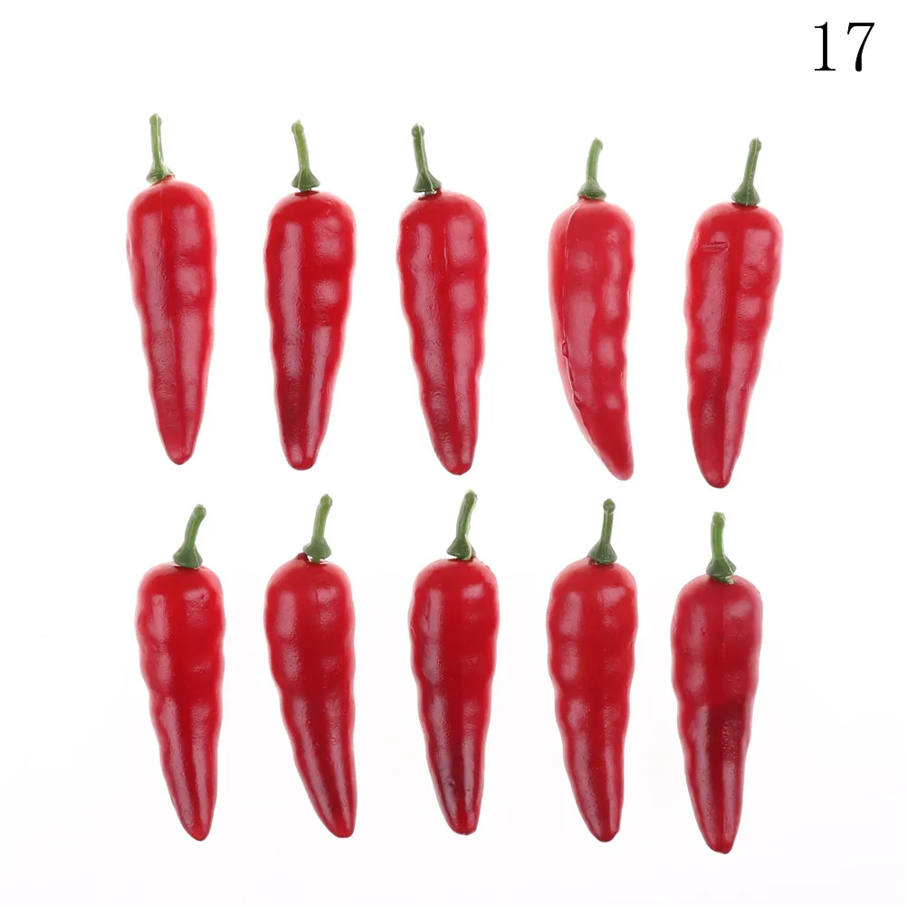 10 шт./партия Мини фрукты овощи еда 1:12 весы кукольные комнаты декор наборы