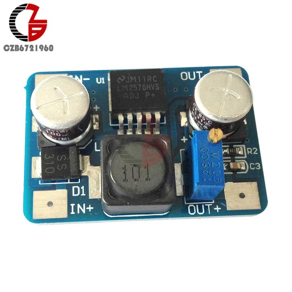 LM2576HV LM2576 DC-DC понижающий регулятор напряжения Coverter CC CV Регулируемый трансформаторный источник энергии понижающий модуль над LM2596
