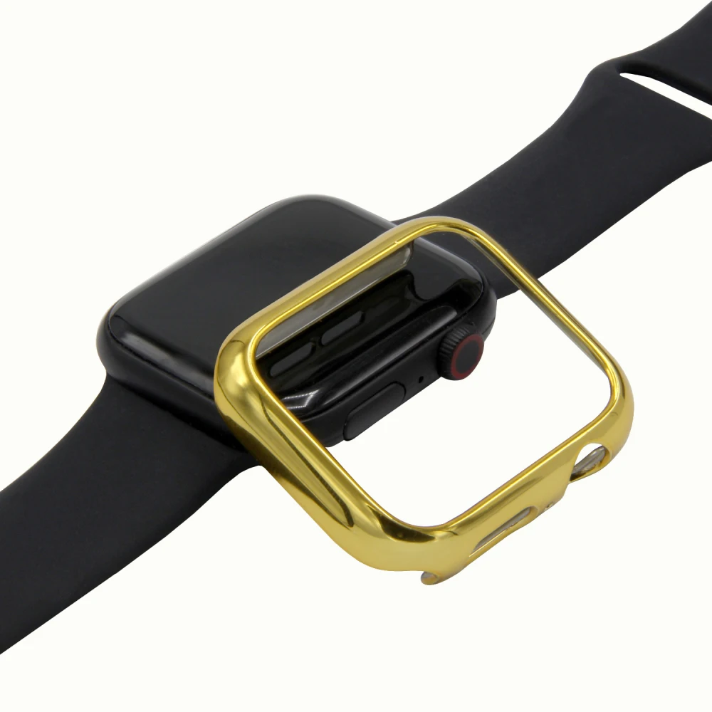 Ультра тонкий бампер для Apple Watch Series 4 40 мм 44 мм PC чехол тонкий чехол для iWatch 5 защитная пластиковая рамка 40 44 мм ремешок