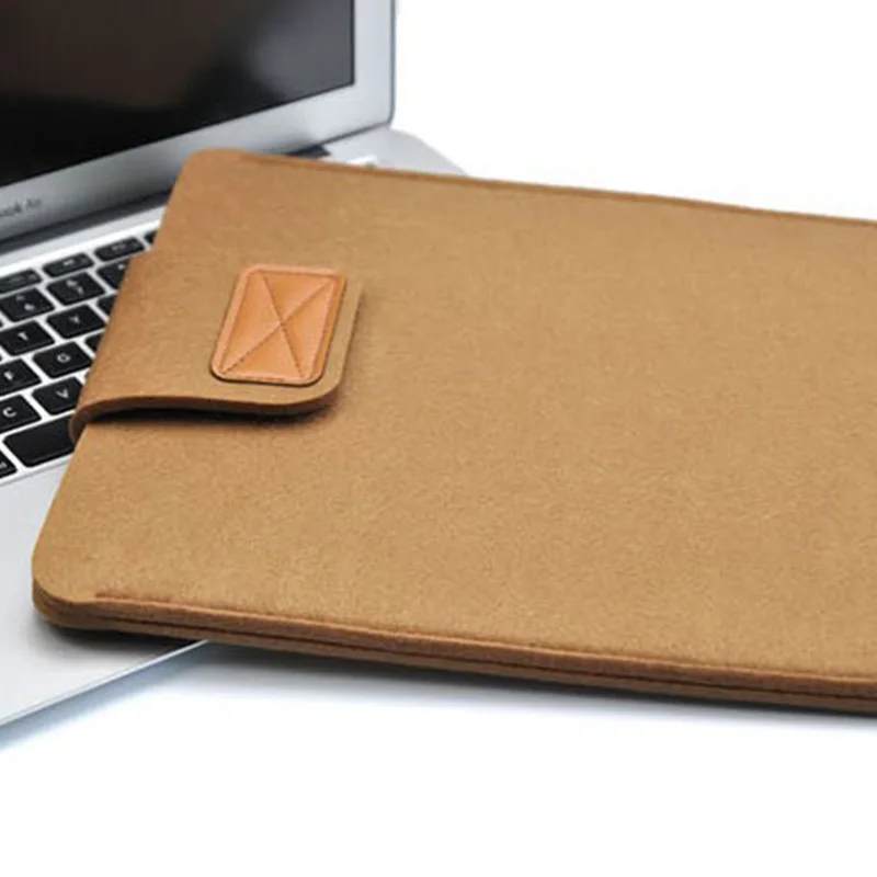 Сумка для ноутбука из шерсти и фетра женский портативный чехол Модный macbook pro air