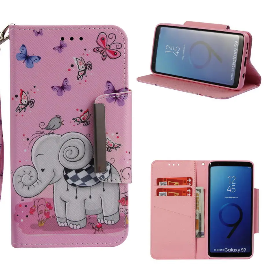 Кожаный флип-чехол для samsung galaxy J3 J5 J7 J4 J6 J8 S7 S8 S9 плюс край A5 A3 A6 A8 Note 9 крышка чехол для телефона