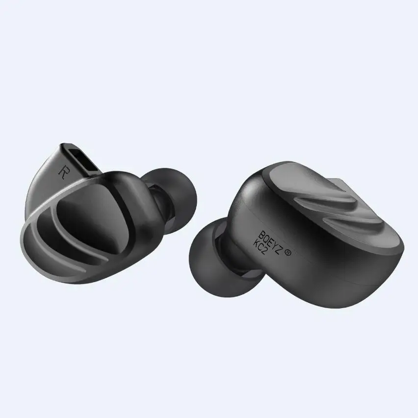 BQEYZ KC2 2BA + 2DD Гибридный привод металлические наушники вкладыши HIFI DJ монитор для