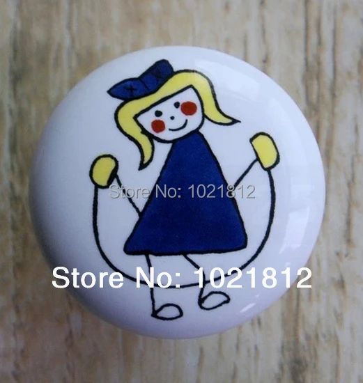 Кабинет ручки для шкафа Шкаф гардероб Ручки комода керамические прекрасные дети