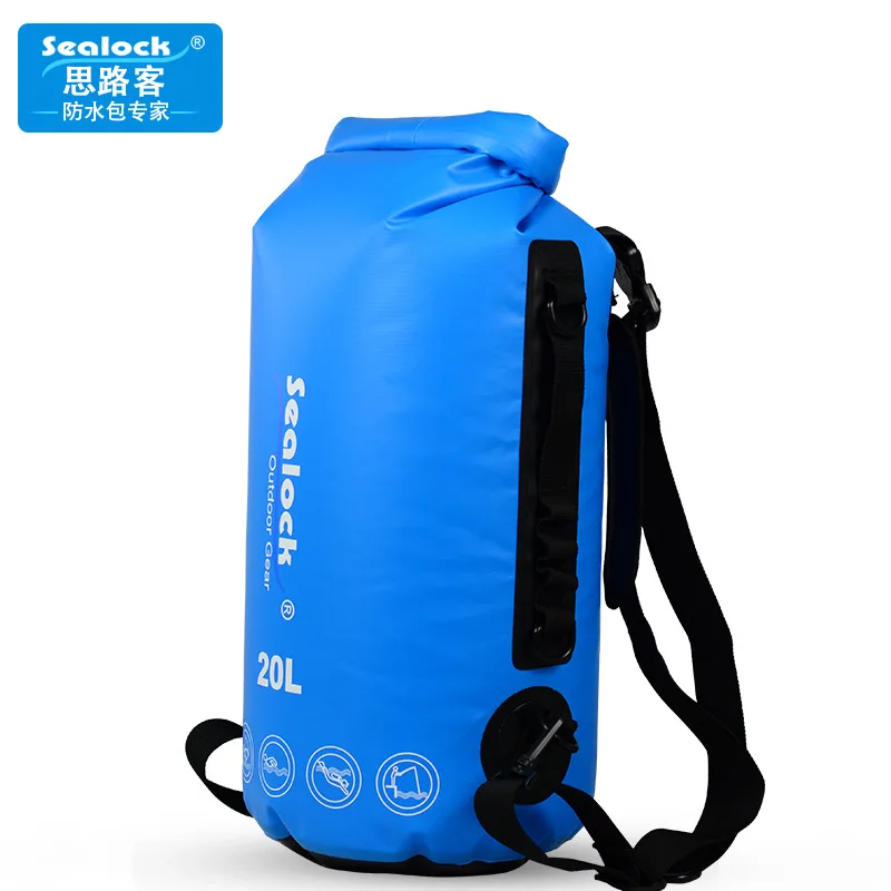 Professional IPX7 Waterproof Large Capacity PVC Ocean Pack Can be life buoy Wading Bag Drifting Package river trecking handbag |