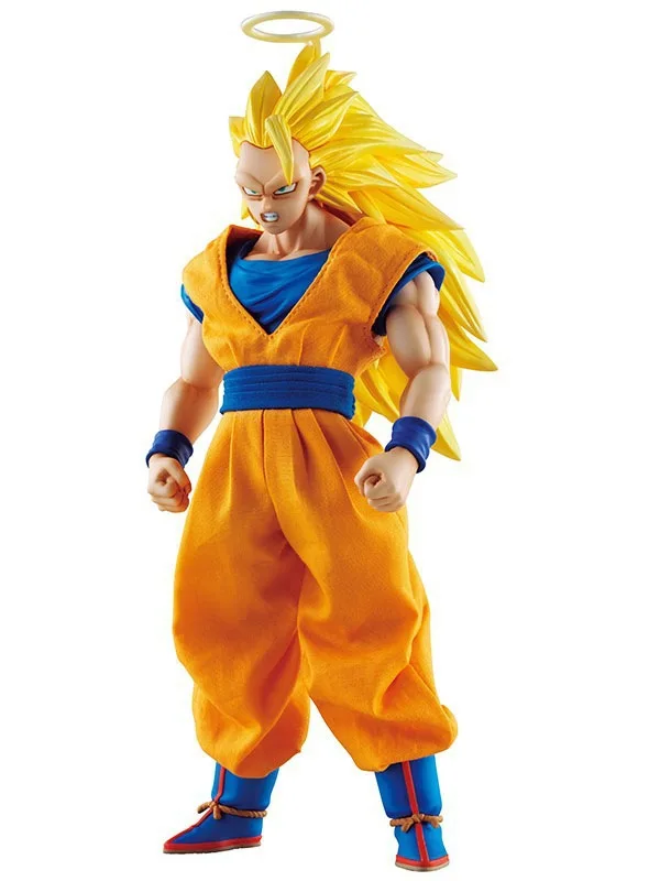 Лидер продаж 21 см Dragon Ball Z Сон Гоку ПВХ фигурку DOD Супер Саян 3 Коллекционная модель