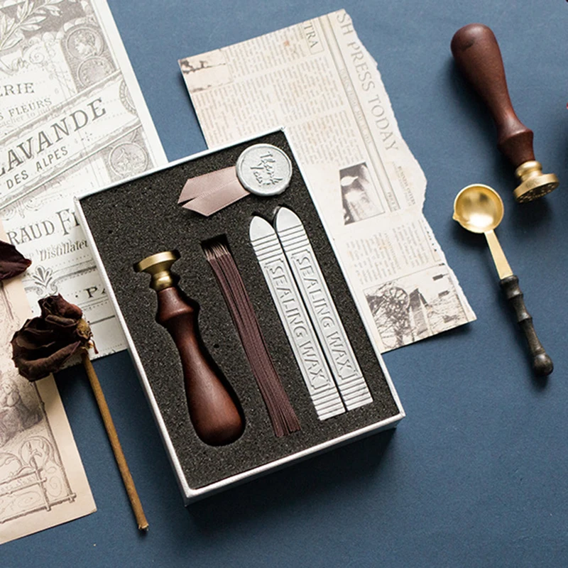 Роскошный креативный восковой набор в стиле ретро ярлык милый фотоальбом для
