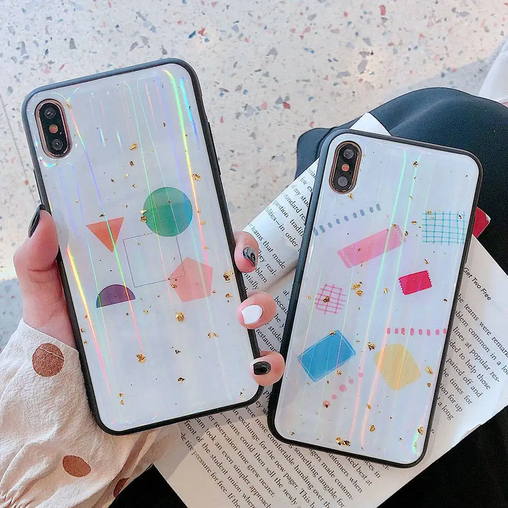 Чехол KISS с сушеными цветами чехол для телефона iphone XR X XS MAX 7 геометрический