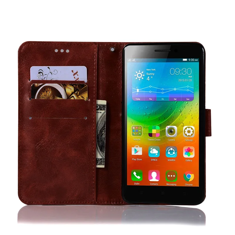 Чехол в стиле ретро для Lenovo K6 Note чехол K53a48 K33A42 Plus бумажник из искусственной кожи