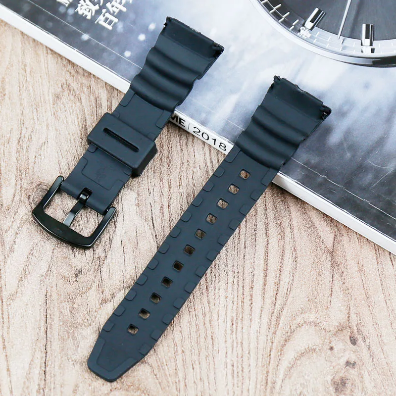 Полимерный ремешок аксессуары для Casio ремешок SGW-100-1V черный резиновый ремешок мужской спорт на открытом воздухе водостойкий ремешок