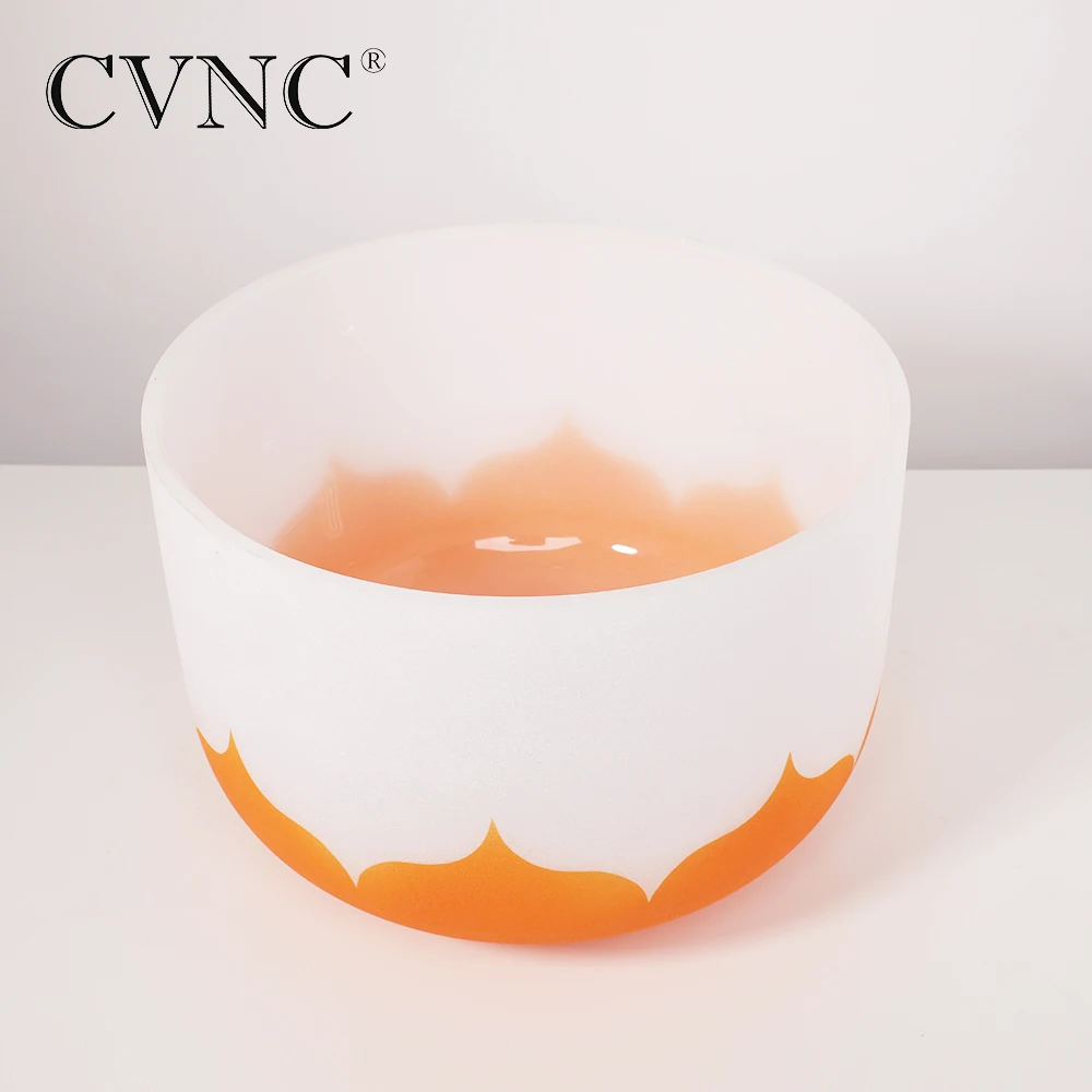 CVNC 8 &quotNote D # сексуальная чакра Лотос Дизайн Матовый Кварцевый Кристалл Поющая