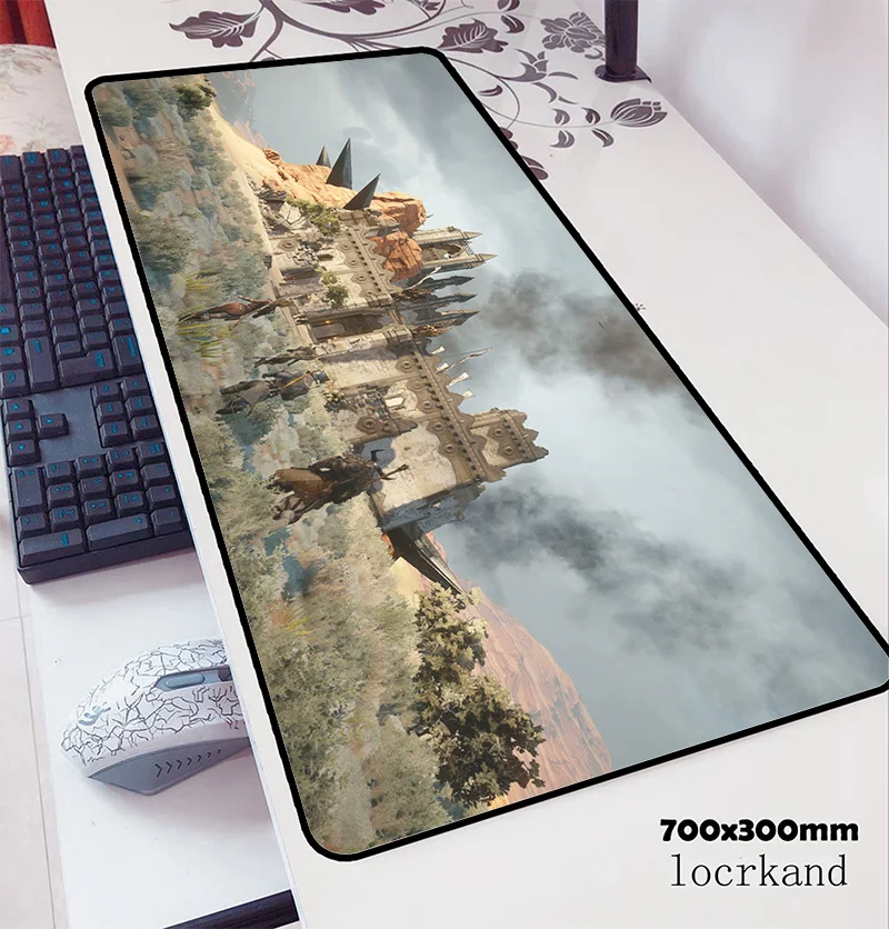 Коврик для мыши dragon age 70x30 см игровой коврик с аниме Властителем офисный