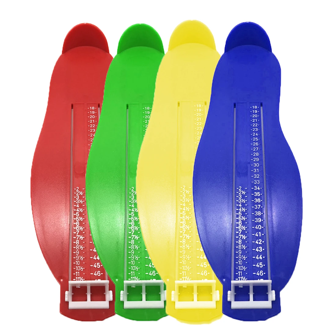 Линейка для измерения ног взрослых измеритель размера обуви регулируемый