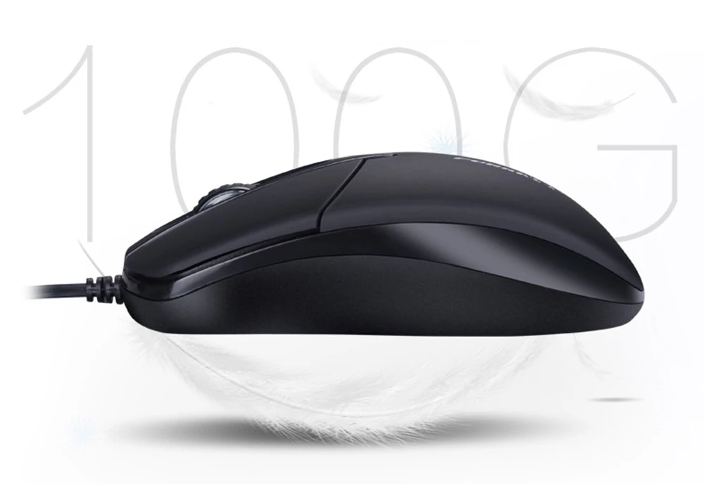Forka Silent Click USB Проводная компьютерная эргономичная мышь Mute PC Компьютерная игра бизнес для ПК ноутбук офисный аксессуар
