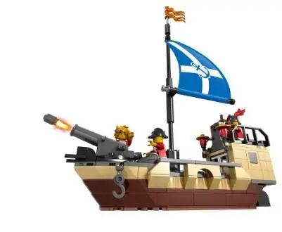 Новая горячая 247 шт красочные Пираты Карибского моря охота набор строительных