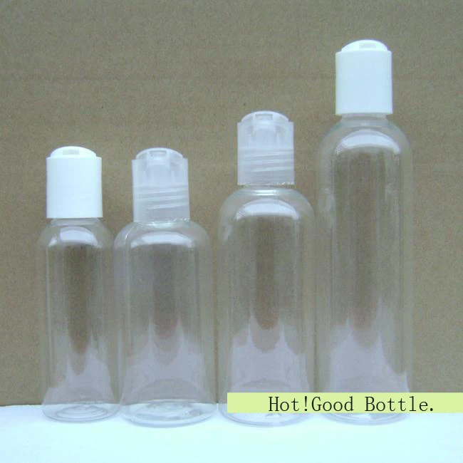 Бесплатная доставка 60 мл прозрачная пустая ПЭТ бутылка для лосьона с дисковой