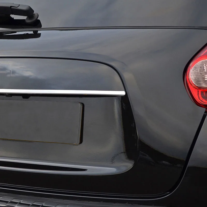 AX для Nissan JUKE 2011- хромированная задняя дверная ручка грузовика кромка формовочная задняя дверь полоса сталь задняя крышка ворот Отделка