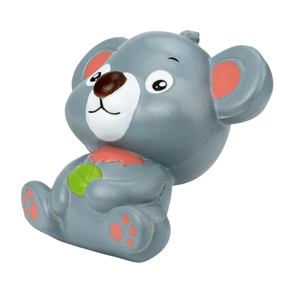 Новинка, 12 см, милая игрушка коала, сжимается, хлюпает, игрушка, склюпает, очаровательные медвежьи, медленно поднимающийся крем, сжимается, ароматические игрушки для снятия стресса