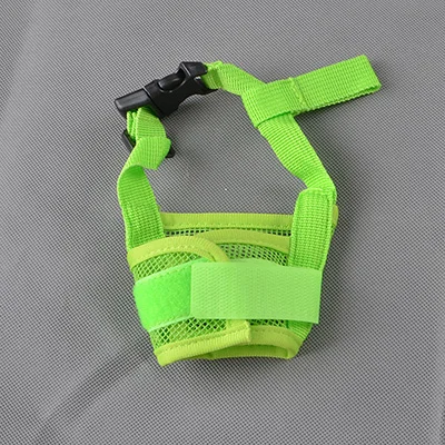 Green Намордник для собак для домашних животных собак маска сетки Собака Рот морда предотвратить намордник против лая, укусов нейлоновая сетка безопасности питания для средних домашних животных сетка единый жевать 30 - Цвет: Green