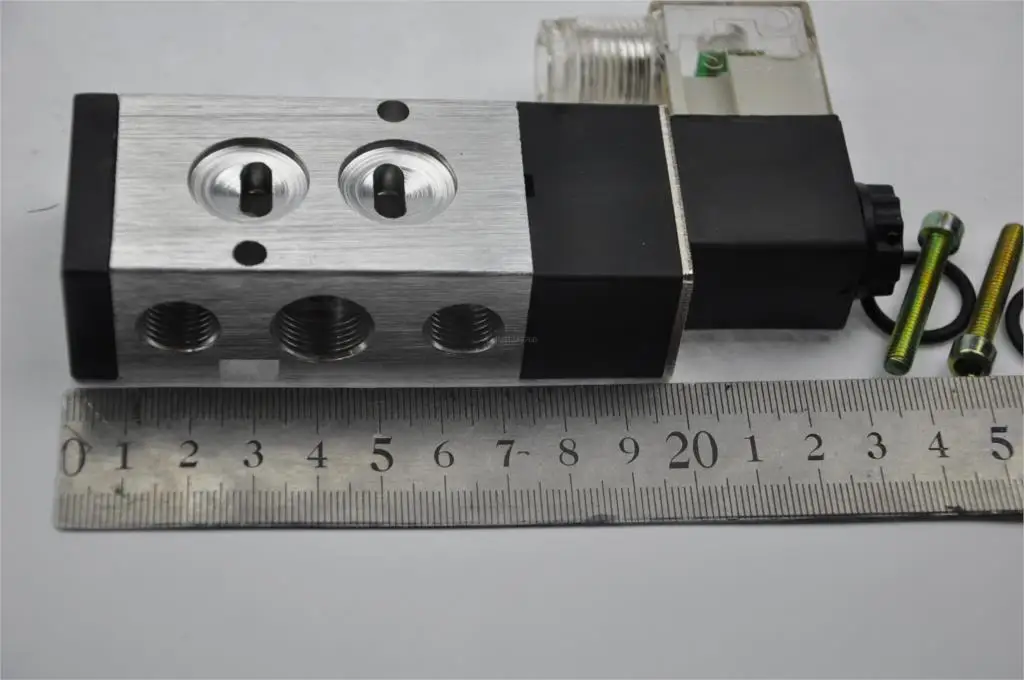 4M310-10 3/8 &quotPT DC24V электромагнитный пневматический клапан типа Mindman 2/5way |