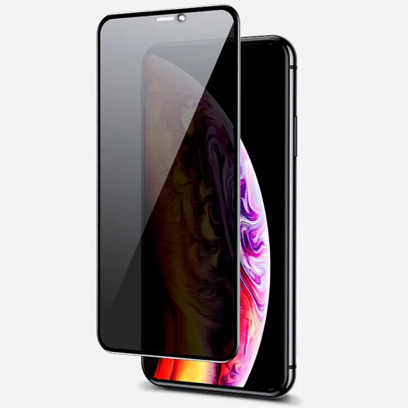 Оригинальное 2.5D полное покрытие закаленное стекло для Apple iPhone XS Max XR анти