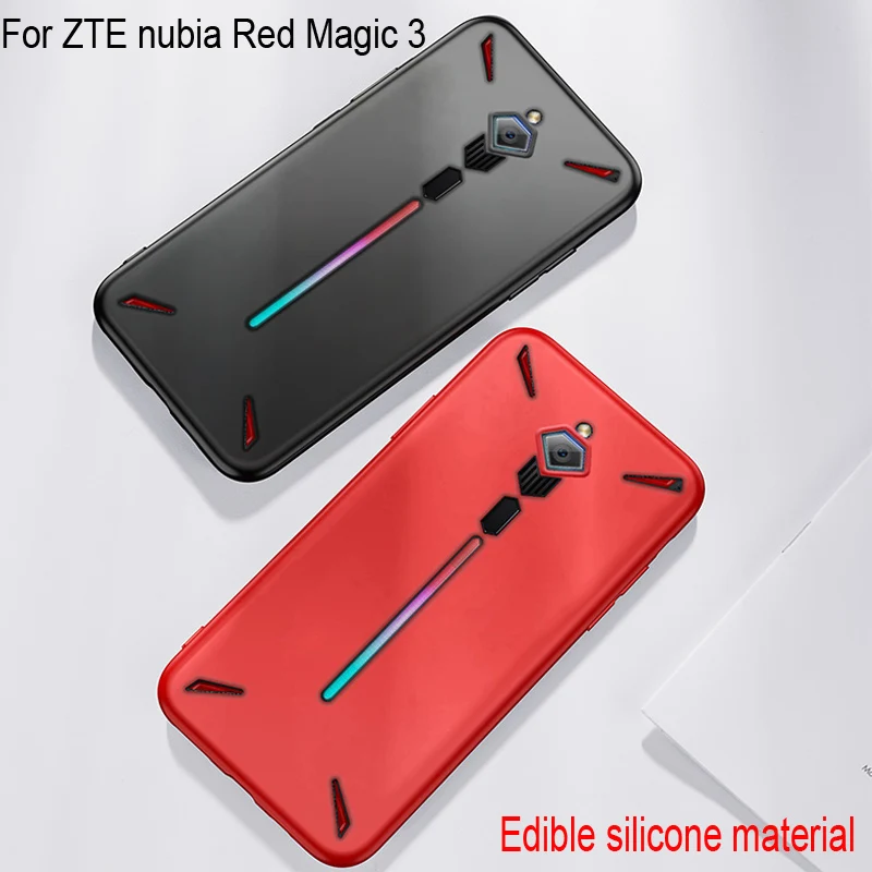 Чехол для ZTE nubia Red Magic 3 тонкий матовый мягкий чехол из ТПУ Magic3 Fundas NX629J|Бамперы| |